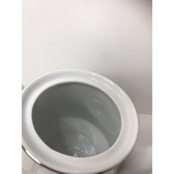 Mikasa White and Green Teapot - Picture 5 of 7